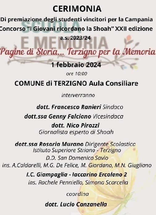 Cerimonia di premiazione 